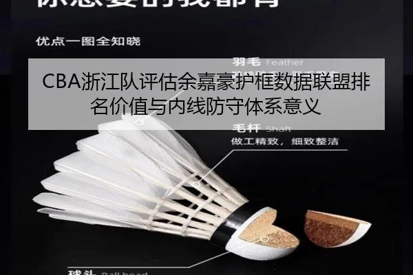CBA浙江队评估余嘉豪护框数据联盟排名价值与内线防守体系意义